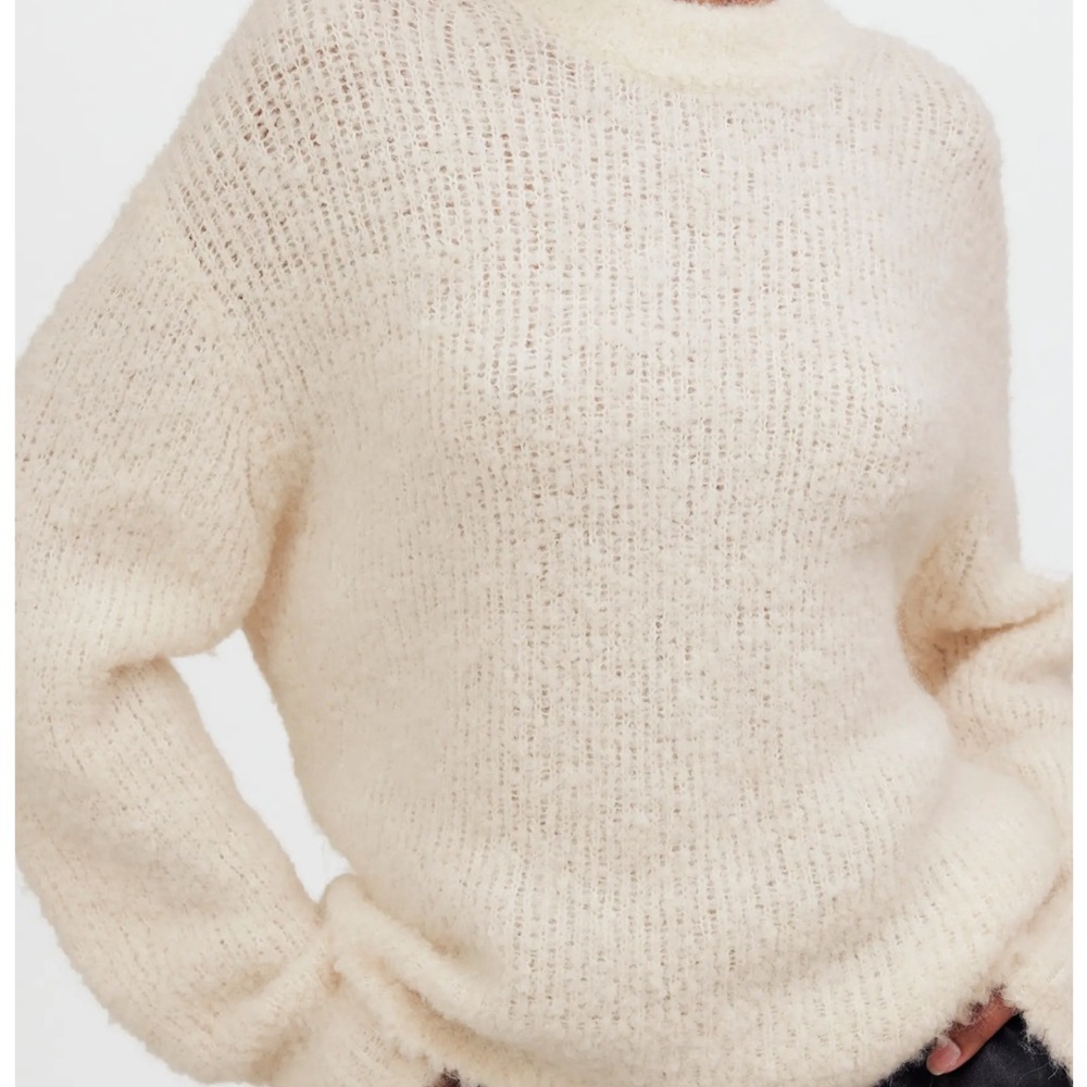 Madewell Wool & Alpaca Blend Bouclé Oversize Sweater